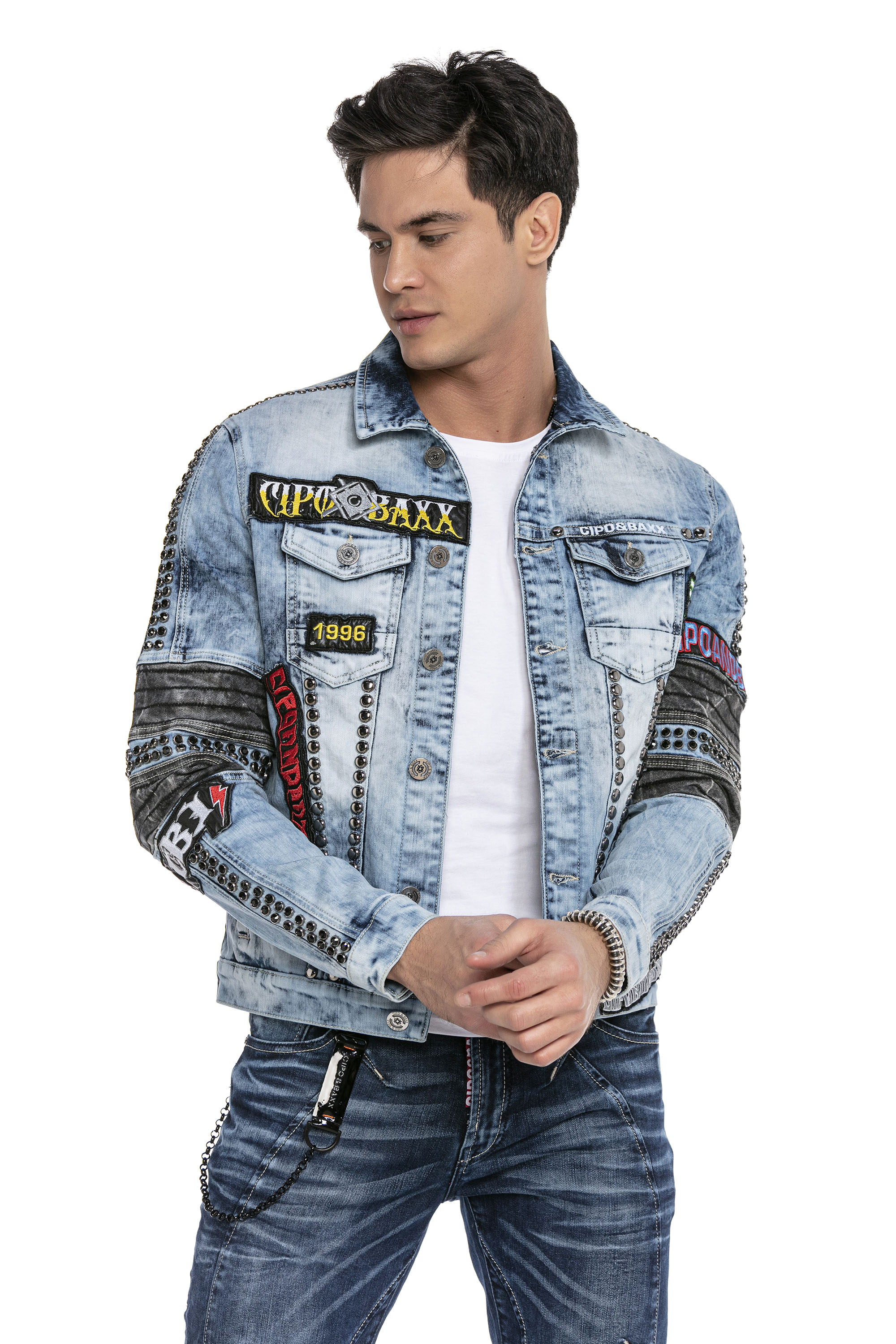 Cipo and Baxx Bull Dog Denim Jacket