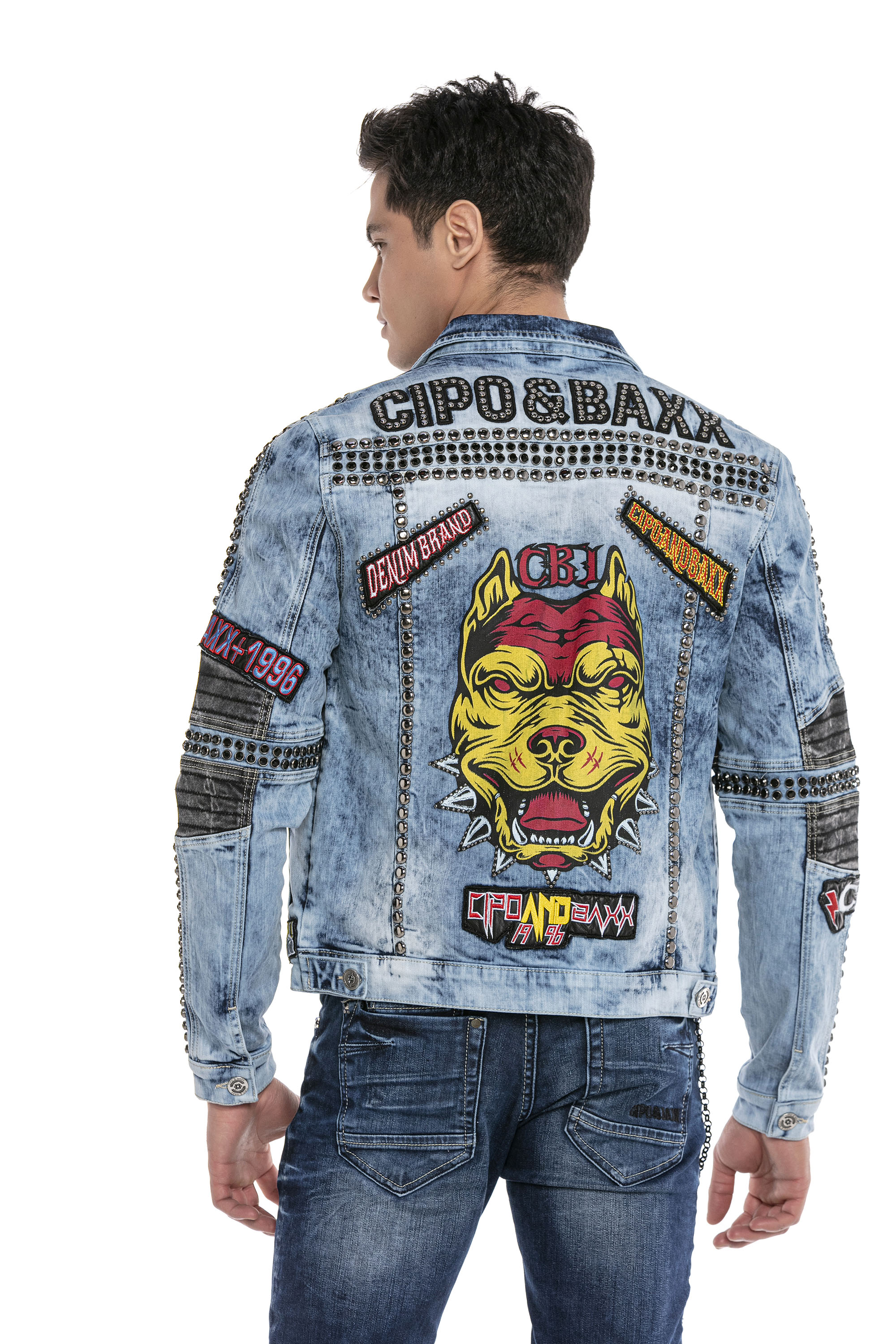 Cipo and Baxx Bull Dog Denim Jacket