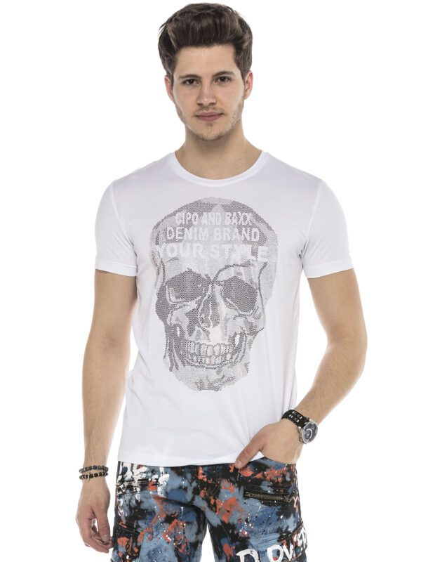 Cipo and Baxx Skull Tshirt