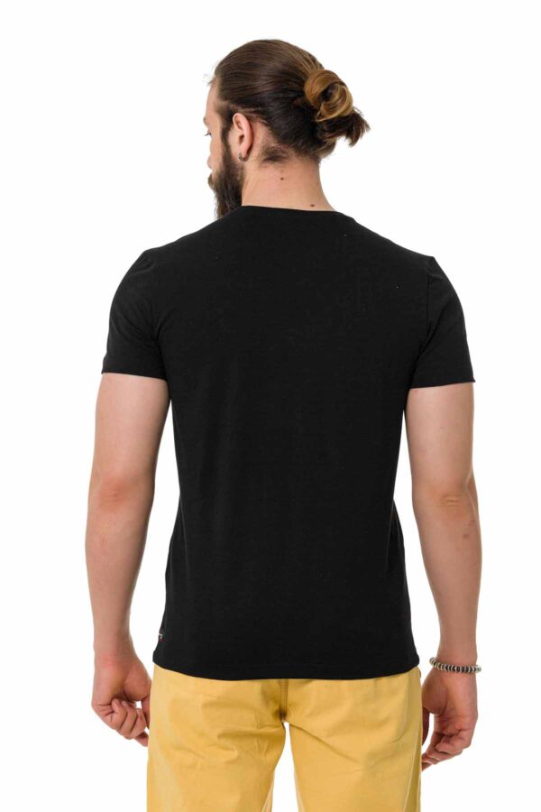 Black-Cotton-Work-Hard-Tshirt-cipo-and-baxx