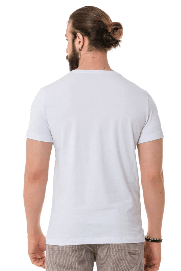 Cotton White Tshirt Cipo and Baxx_CT7362