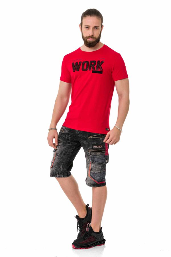 Red-Cotton-Work-Hard-Tshirt-cipo-and-baxx