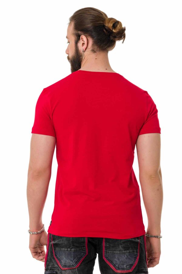 Red-Cotton-Work-Hard-Tshirt-cipo-and-baxx