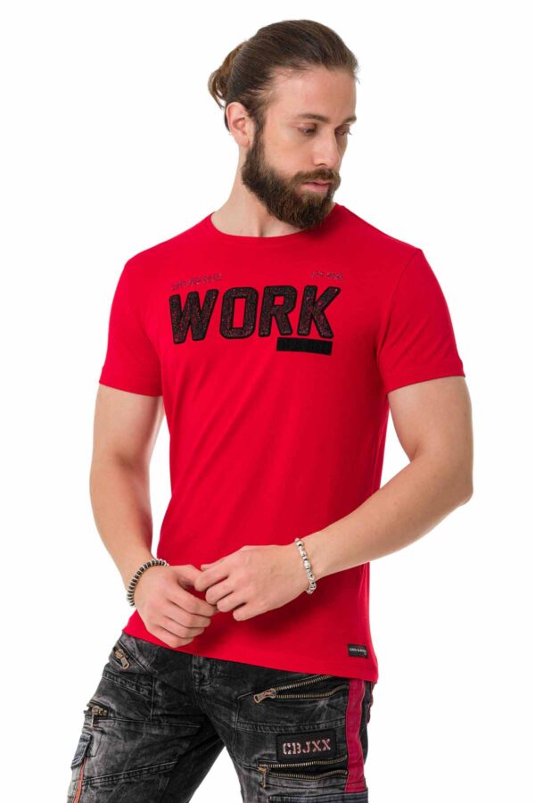 Red-Cotton-Work-Hard-Tshirt-cipo-and-baxx