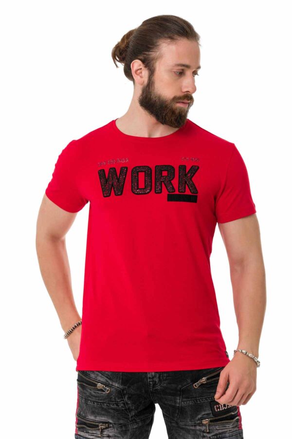 Red-Cotton-Work-Hard-Tshirt-cipo-and-baxx