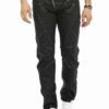 Waxed Noir Denim Streetstyle Jeans Cipo and Baxx