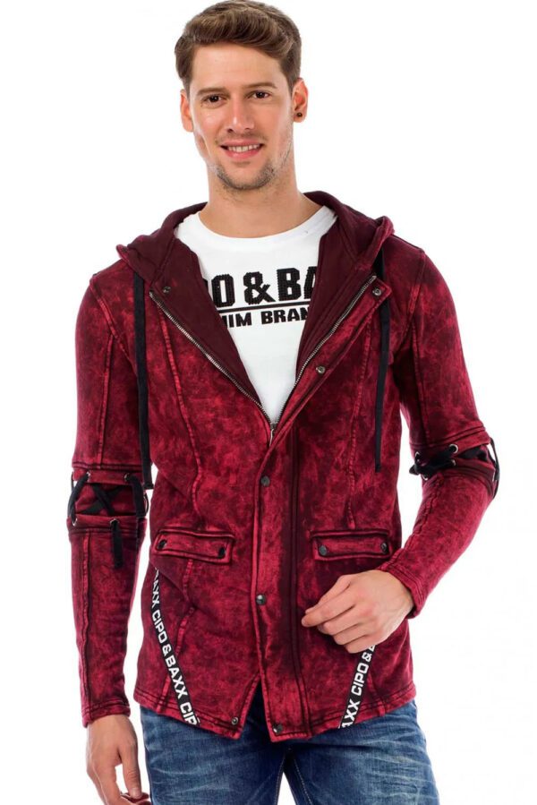 burgundy-cotton-stylish-streetstyle-hoodie-cipo-and-baxx-cl257