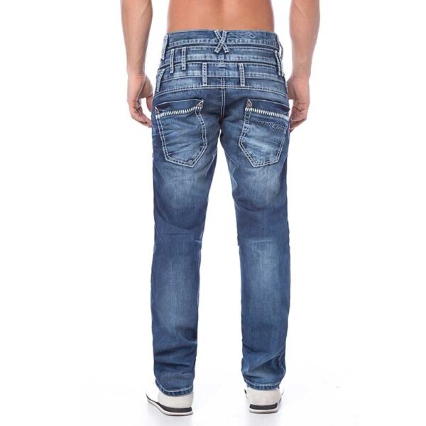 fence-design-blue-denim-jeans-men-c1199 rich result on google SERP when searching for stylish trendy jeans for men