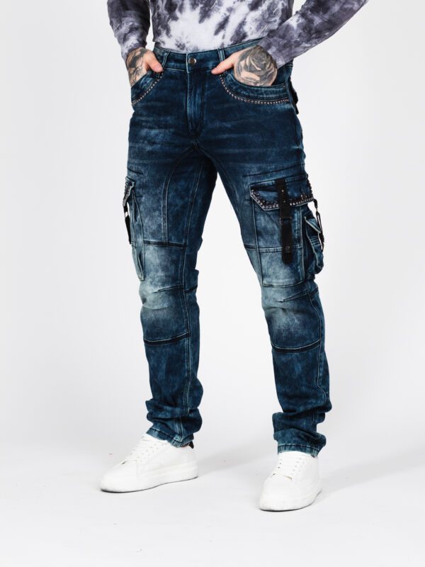 metal-stud-cargo-denim-jeans-men-cd650