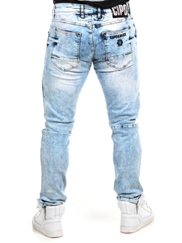 stylish luxury blue denim jeans men cipo and baxx cd810