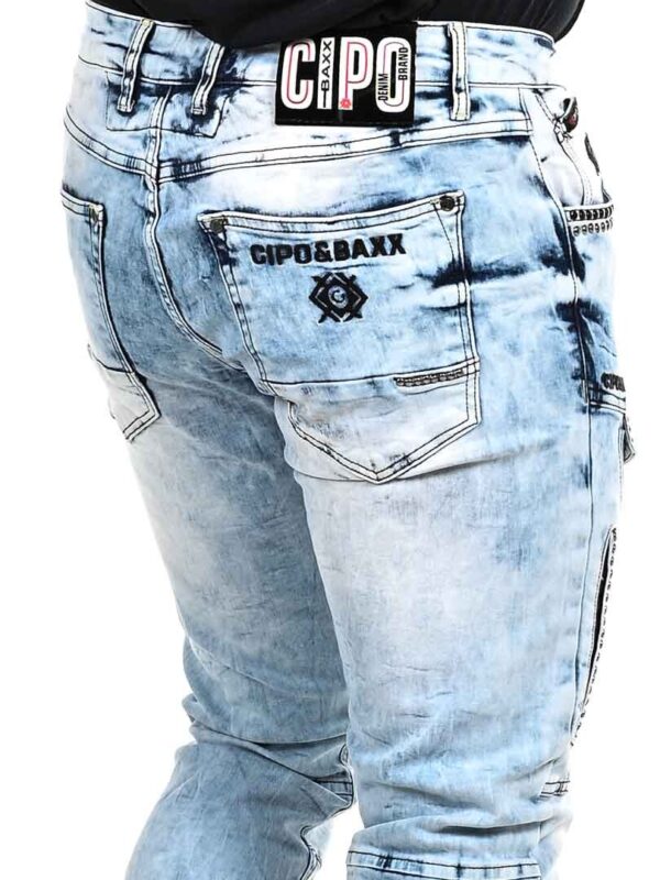 stylish luxury blue denim jeans men cipo and baxx cd810