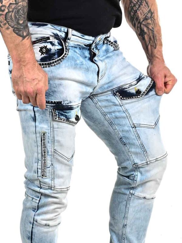 stylish luxury blue denim jeans men cipo and baxx cd810