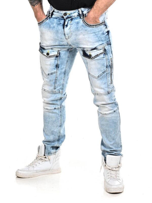 stylish luxury blue denim jeans men cipo and baxx cd810